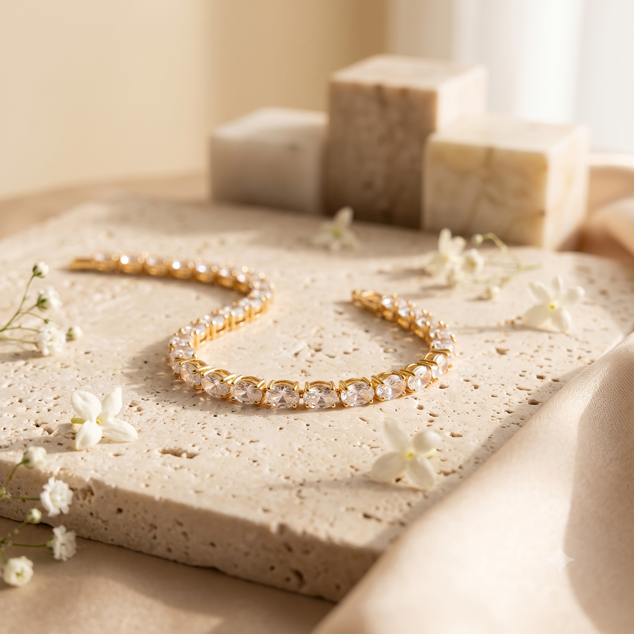 Oval Cut Tennis Bracelet